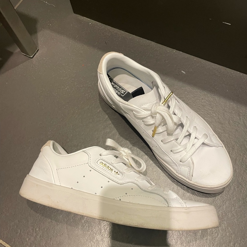 Adidas Sleek White Sneakers